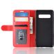 Чехол-книжка Deexe Wallet Style для Samsung Galaxy S10 - Red. Фото 4 из 8