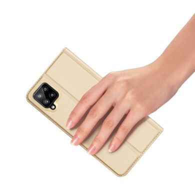 Чехол-книжка DUX DUCIS Skin Pro для Samsung Galaxy A12 (A125) / A12 Nacho (A127) / M12 (M127) - Gold