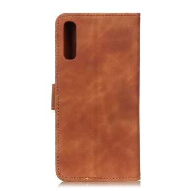 Чехол-книжка KHAZNEH Retro Wallet для Samsung Galaxy A02 (A022) / M02 - Brown