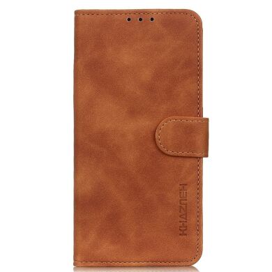 Чехол-книжка KHAZNEH Retro Wallet для Samsung Galaxy A33 - Brown