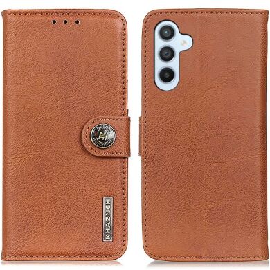 Чехол-книжка KHAZNEH Wallet Cover для Samsung Galaxy S24 FE (S721) - Brown