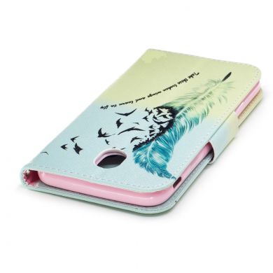 Чехол-книжка UniCase Color Wallet для Samsung Galaxy J5 2017 (J530) - Feather Pattern