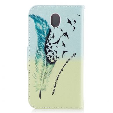 Чехол-книжка UniCase Color Wallet для Samsung Galaxy J5 2017 (J530) - Feather Pattern