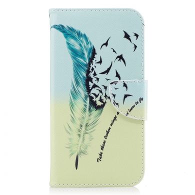 Чехол-книжка UniCase Color Wallet для Samsung Galaxy J5 2017 (J530) - Feather Pattern