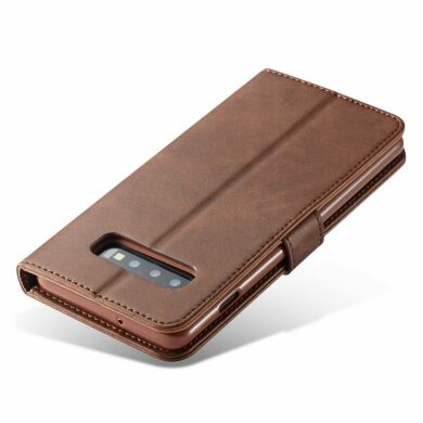 Чехол LC.IMEEKE Wallet Case для Samsung Galaxy S10 Plus (G975) - Brown