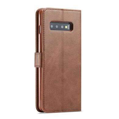 Чохол LC.IMEEKE Wallet Case для Samsung Galaxy S10 Plus (G975) - Brown