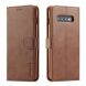 Чехол LC.IMEEKE Wallet Case для Samsung Galaxy S10 Plus (G975) - Brown. Фото 1 из 16