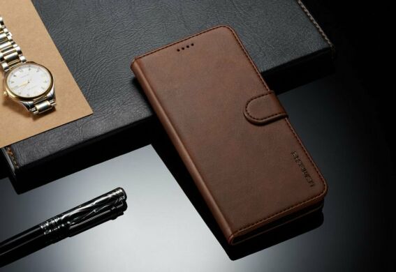 Чехол LC.IMEEKE Wallet Case для Samsung Galaxy S10 Plus (G975) - Brown