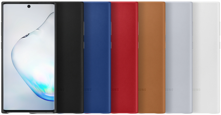 Чохол Leather Cover для Samsung Galaxy Note 10+ (N975)	 EF-VN975LREGRU - Red