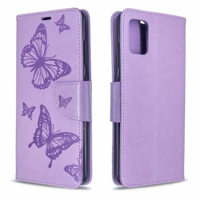 Чехол UniCase Butterfly Pattern для Samsung Galaxy A51 - Purple