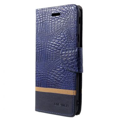 Чохол UniCase Croco Wallet для Samsung Galaxy J4+ (J415), Blue