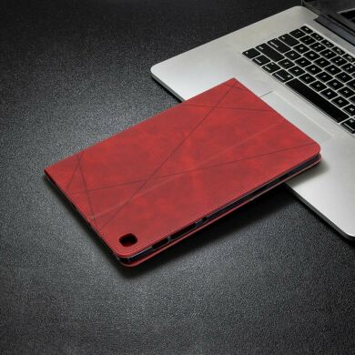 Чехол UniCase Geometric Pattern для Samsung Galaxy Tab S6 lite / S6 Lite (2022/2024) - Red