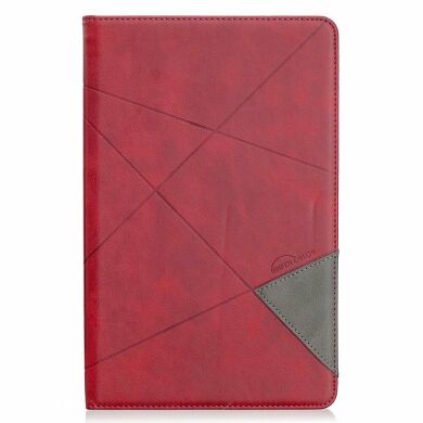 Чехол UniCase Geometric Pattern для Samsung Galaxy Tab S6 lite / S6 Lite (2022/2024) - Red