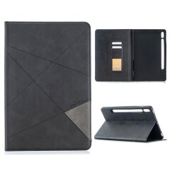 Чохол UniCase Geometric Style для Samsung Galaxy Tab S7 (T870/875) / S8 (T700/706) - Black
