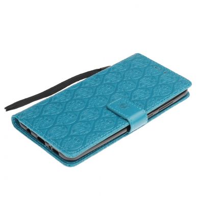 Чехол UniCase Leaf Wallet для Samsung Galaxy A9 2018 (A920) - Light Blue