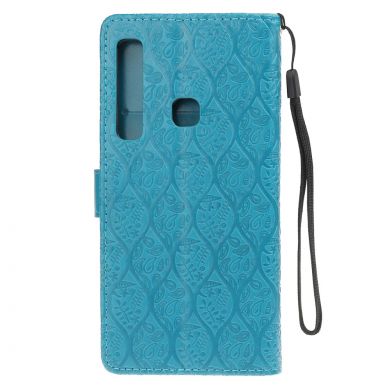 Чехол UniCase Leaf Wallet для Samsung Galaxy A9 2018 (A920) - Light Blue