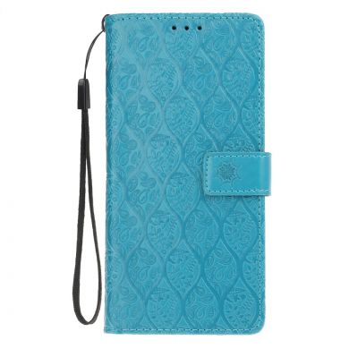 Чехол UniCase Leaf Wallet для Samsung Galaxy A9 2018 (A920) - Light Blue