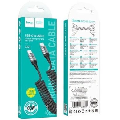 Кабель Hoco X121 Type-C to Type-C (60W, 1.5m) - Black
