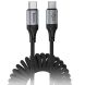 Кабель Hoco X121 Type-C to Type-C (60W, 1.5m) - Black. Фото 1 из 7