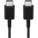 Кабель Samsung USB Type-C to USB Type-C (60 Вт) EP-DA705BBRGRU Техническая упаковка - Black. Фото 1 из 3