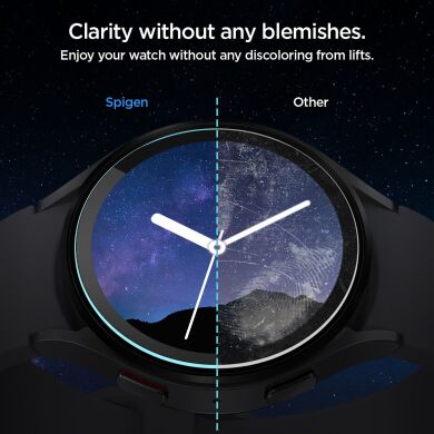 Комплект защитных стекол Spigen (SGP) Screen Protector EZ Fit Glas.tR (FW) для Samsung Galaxy Watch 6 (40mm)