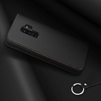 Кожаный чехол DUX DUCIS Wish Series для Samsung Galaxy S9+ (G965) - Black