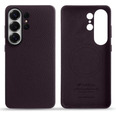 Шкіряний чохол MELKCO Leather Case Magnetic для Samsung Galaxy S26 Ultra (S948) - Purple