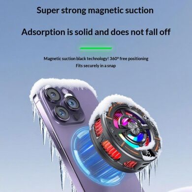 Кулер-вентилятор для смартфона Reframe K28 2 in 1 Magnetic Cooling - Black