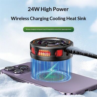 Кулер-вентилятор для смартфона Reframe K28 2 in 1 Magnetic Cooling - Black