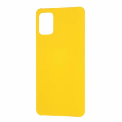 Пластиковый чехол Deexe Hard Shell для Samsung Galaxy A51 (А515) - Yellow