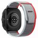 Ремінець Deexe Fastener Strap для Samsung Galaxy Watch Ultra (47mm) - Red / Grey