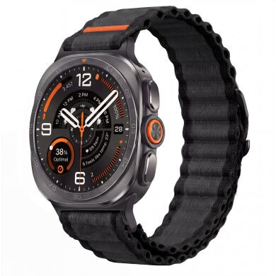 Ремінець Deexe Flow Snap для Samsung Galaxy Watch Ultra 2 / Ultra / Ultra (2025) - Dark Grey
