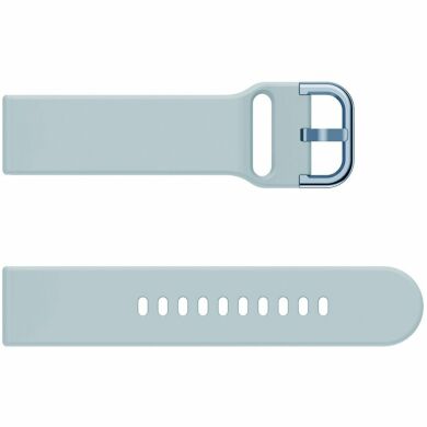 Ремінець Deexe Soft Silicone для годинників з шириною кріплення 22мм - Baby Blue