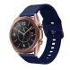 Ремешок Deexe Soft Silicone для  Samsung Galaxy Watch 3 (41mm) - Dark Blue. Фото 4 из 4