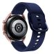 Ремешок Deexe Soft Silicone для  Samsung Galaxy Watch 3 (41mm) - Dark Blue. Фото 1 из 4