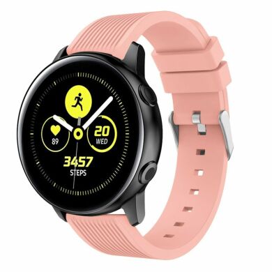 Ремешок UniCase Soft Texture для Samsung Watch Active - Pink