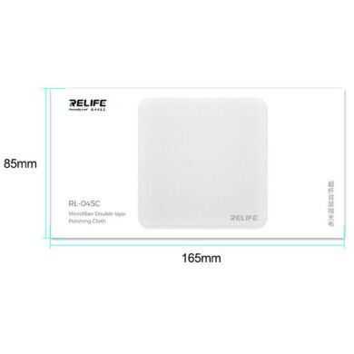Серветка для дисплею RELIFE RL-045C Double-Layer Polishing Cloth - White