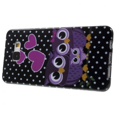 Силіконова накладка Deexe Life Style для Samsung Galaxy A3 (2016), Owl's House