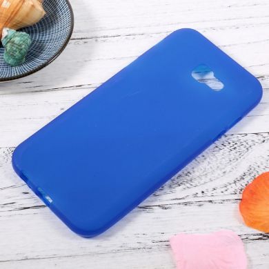 Силиконовый (TPU) чехол Deexe Soft Case для Samsung Galaxy A7 2017 (A720) - Blue
