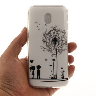 Силіконовий (TPU) чохол Deexe Life Style для Samsung Galaxy J3 2017 (J330), Dandelion & Lovers