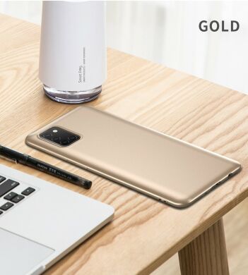 Силиконовый чехол X-LEVEL Matte для Samsung Galaxy A31 (A315) - Gold