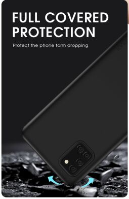 Силиконовый чехол X-LEVEL Matte для Samsung Galaxy A31 (A315) - Gold