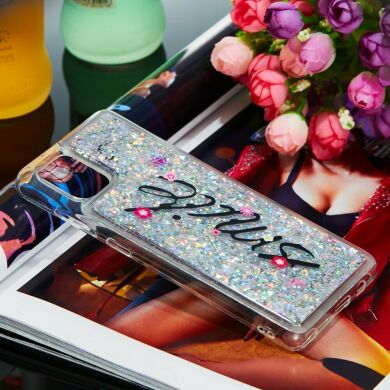 Силиконовый (TPU) чехол Deexe Fashion Glitter для Samsung Galaxy Note 10 Lite (N770) - Smile