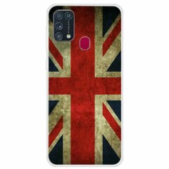 Силиконовый (TPU) чехол Deexe Life Style для Samsung Galaxy M31 (M315) - UK Flag
