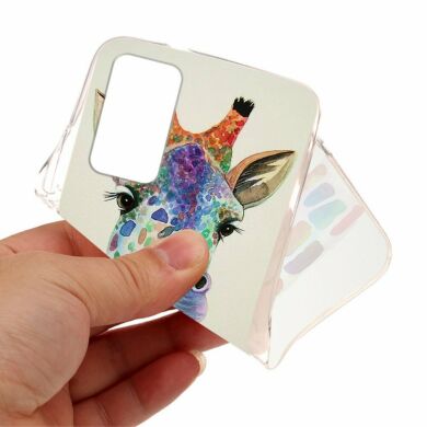 Силіконовий (TPU) чохол Deexe Life Style для Samsung Galaxy Note 20 (N980) - Giraffe