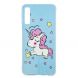 Силиконовый (TPU) чехол Deexe LumiCase для Samsung Galaxy A7 2018 (A750) - Unicorn Luminous TPU. Фото 1 из 6