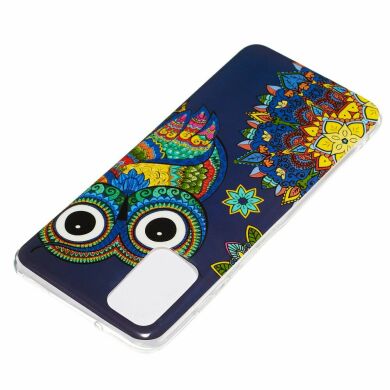 Силиконовый (TPU) чехол Deexe LumiCase для Samsung Galaxy S20 Plus (G985) - Owl Pattern