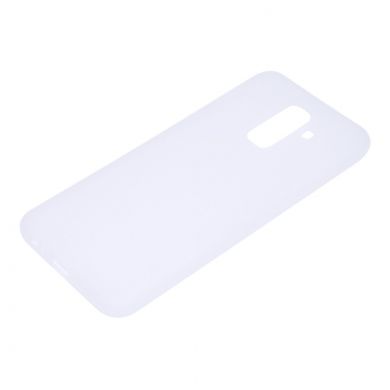 Силиконовый (TPU) чехол Deexe Matte Case для Samsung Galaxy A6+ 2018 (A605) - White