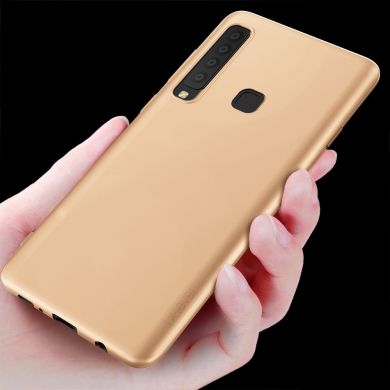 Силиконовый (TPU) чехол X-LEVEL Matte для Samsung Galaxy A9 2018 (A920) - Gold