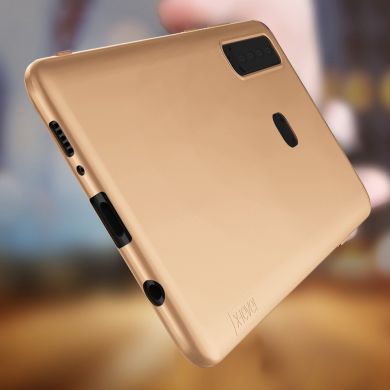 Силиконовый (TPU) чехол X-LEVEL Matte для Samsung Galaxy A9 2018 (A920) - Gold